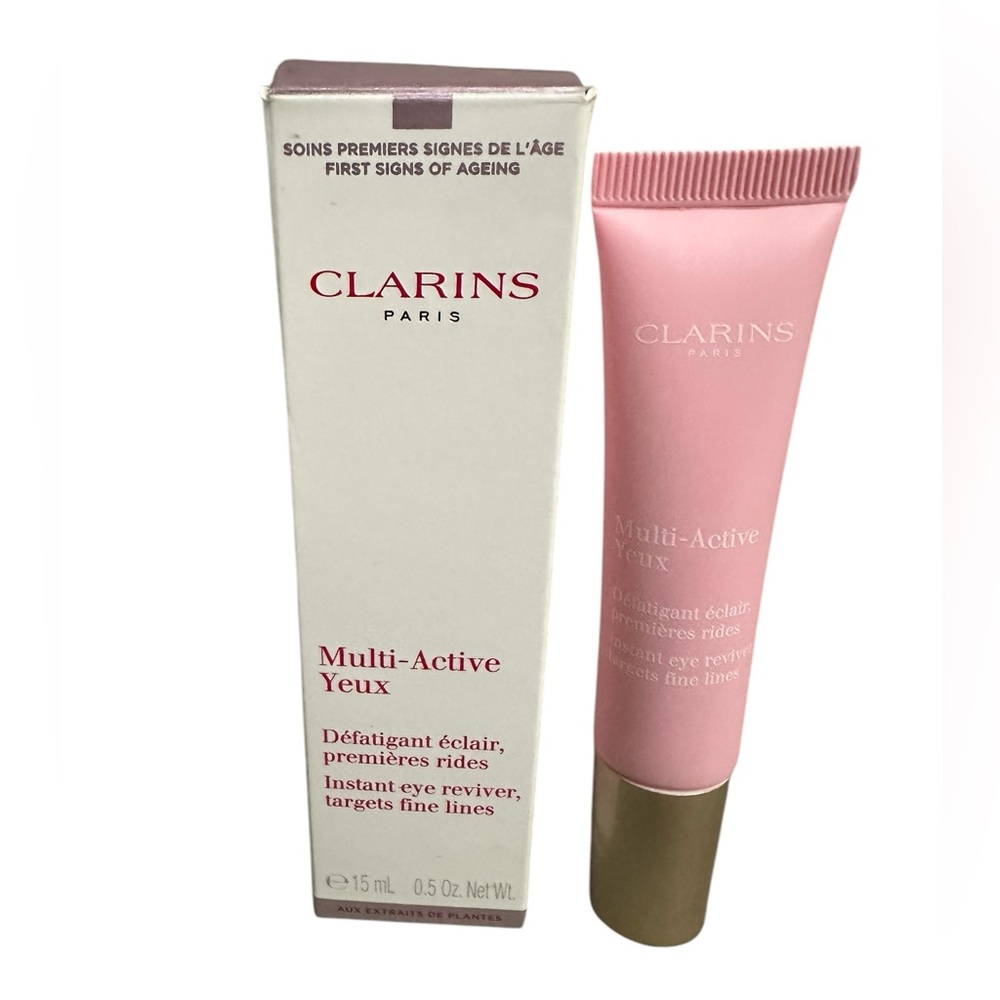 Brand New Clarins Multi-Active Yeux Instant Eye Reviver Fine Lines Eye Cream .5